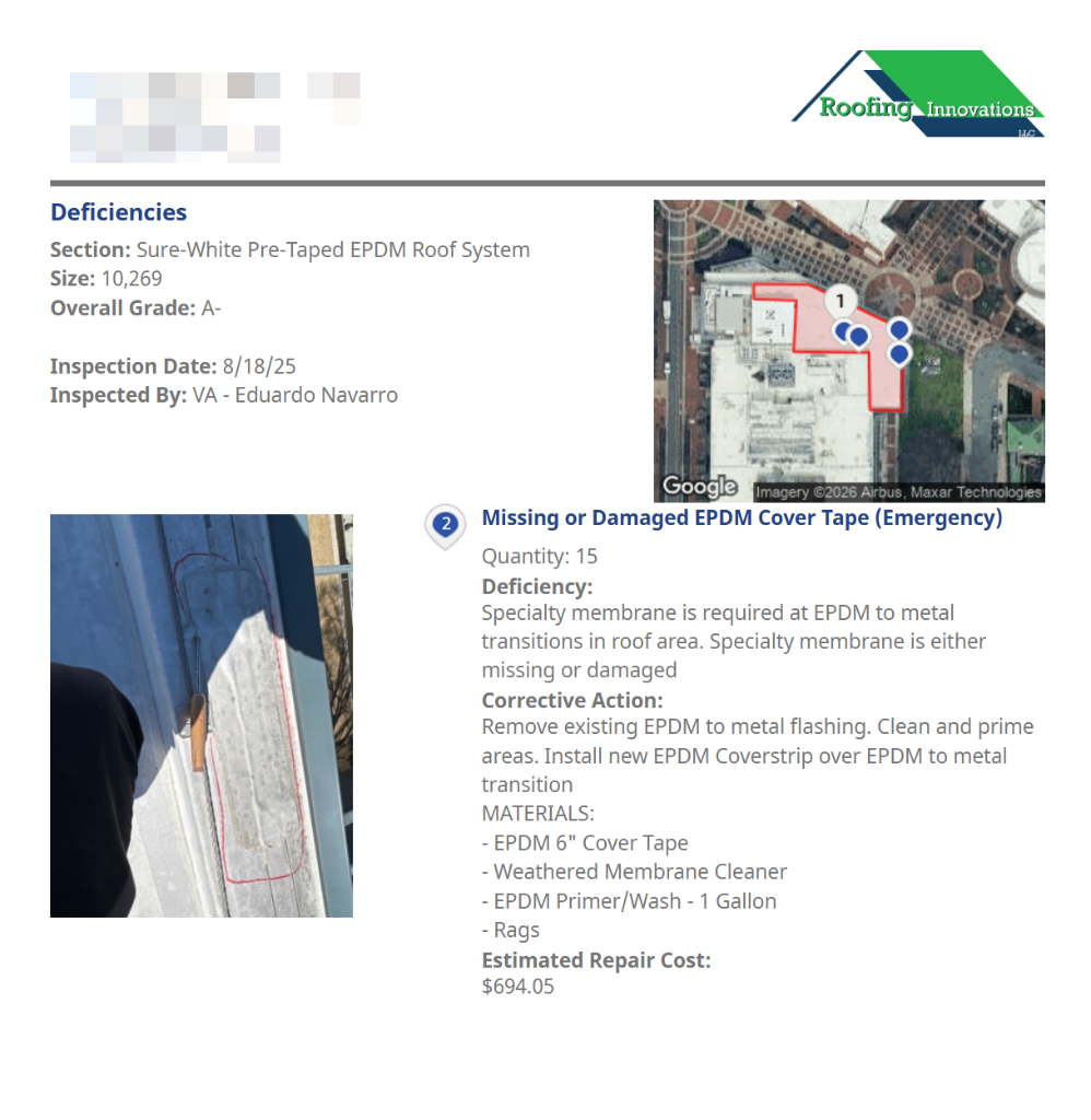 Sample Assessment Report — Section Summary